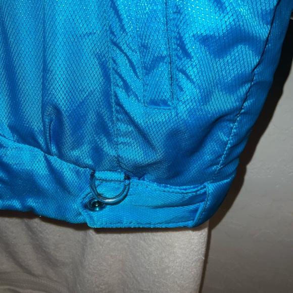 NILS Vintage Ski Jacket Ladies Fitted Coat Gorgeous Turquoise Size 12 Full Zip - Picture 7 of 16